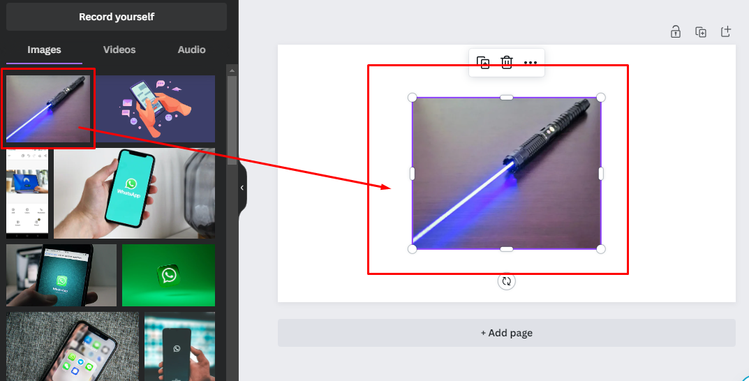 আপলোড করা ইমেইজ