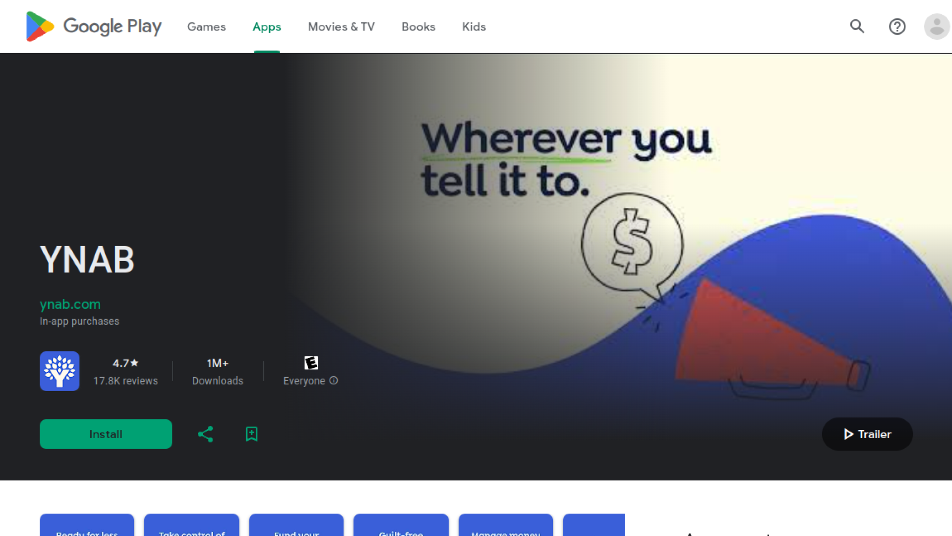 YNAB - পার্সোনাল বাজেট ম্যানেজ করার অ্যাপ