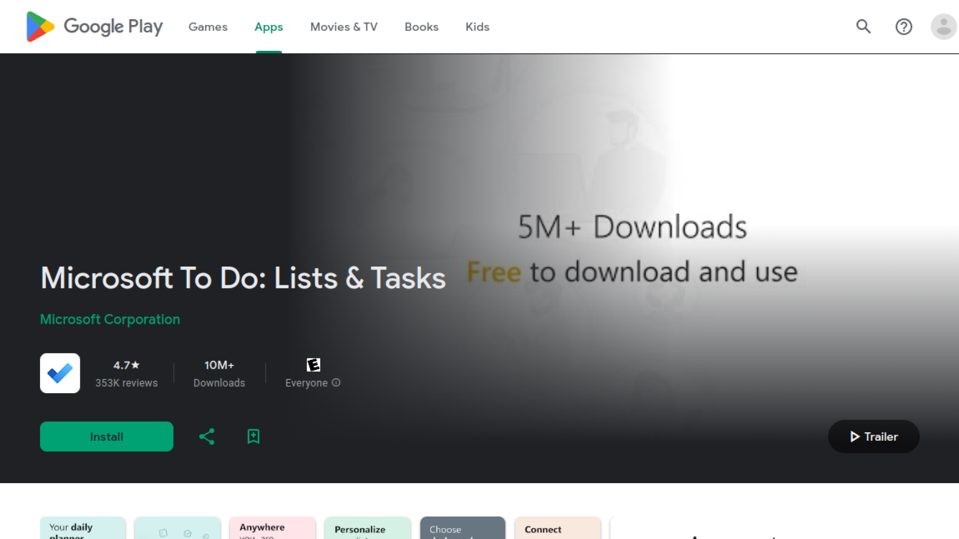 Microsoft To Do - টাস্ক ম্যানেজমেন্ট করার অ্যাপ
