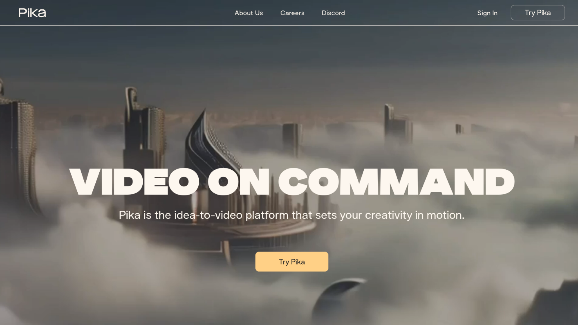 Pika - একটি AI-powered Video Generator