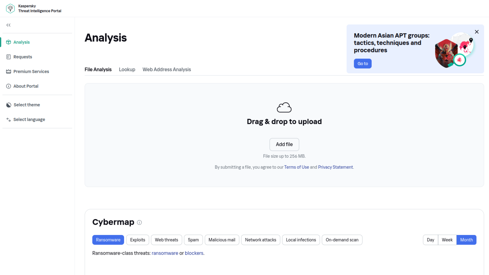 Kaspersky Threat Intelligence Portal