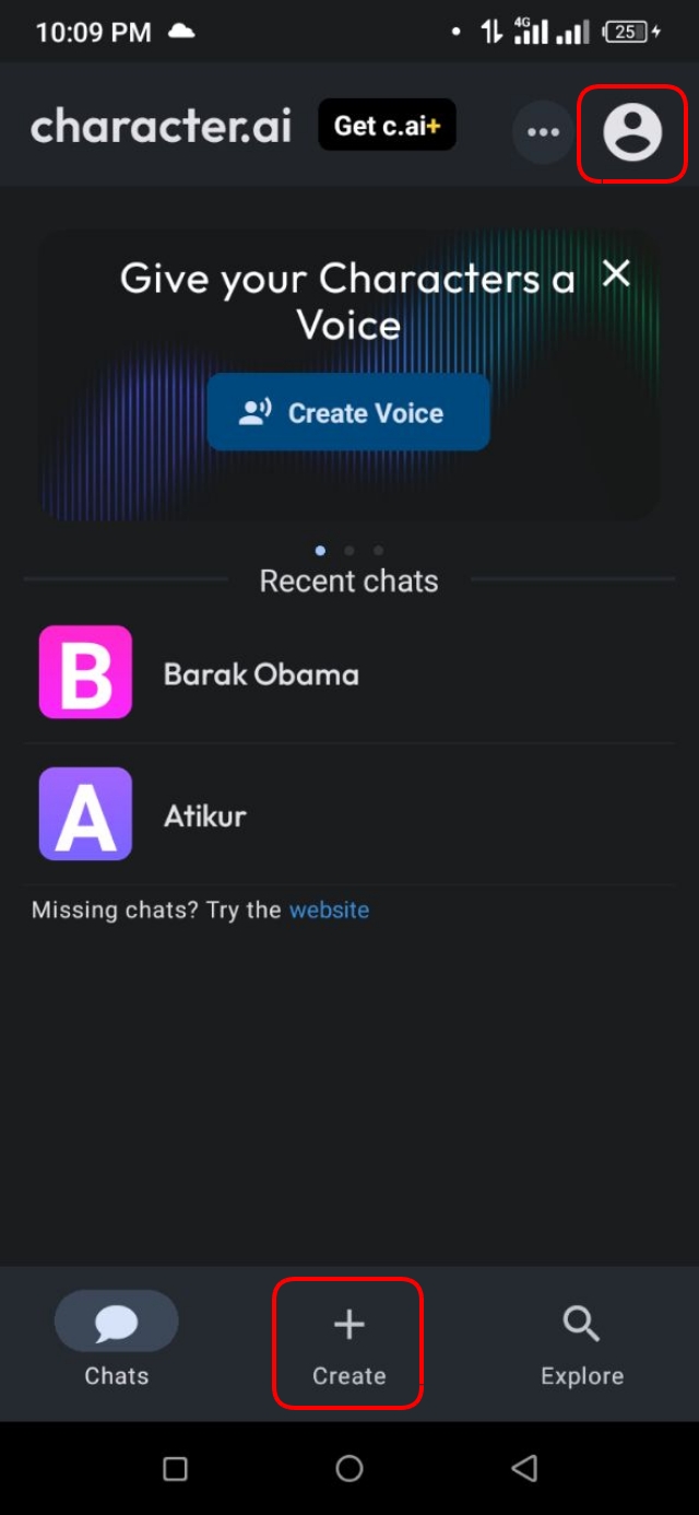 প্রোফাইল আইকন