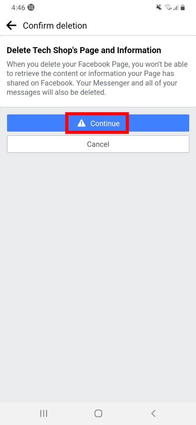 কীভাবে ফেসবুক পেজ ডিলিট করবেন 