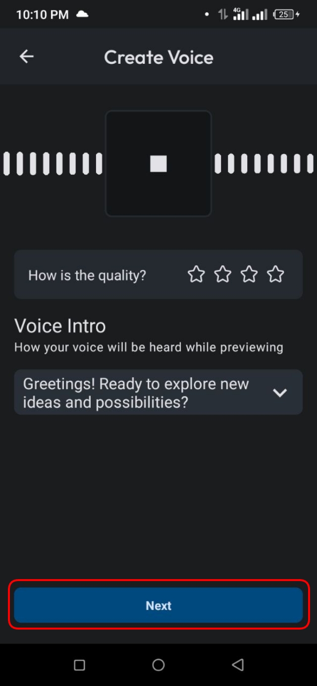 Next বাটনে ক্লিক