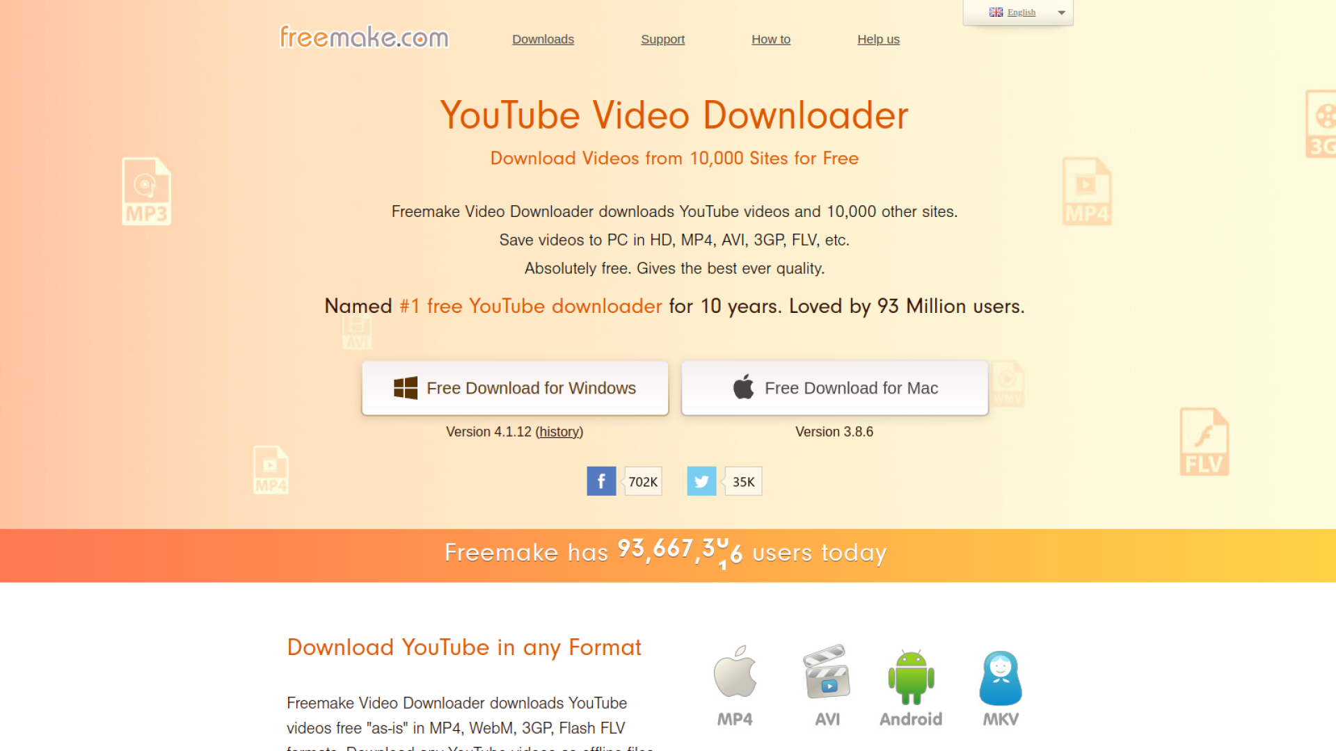 Freemake Video Downloader - একটি সার্বজনীন ভিডিও ডাউনলোডার