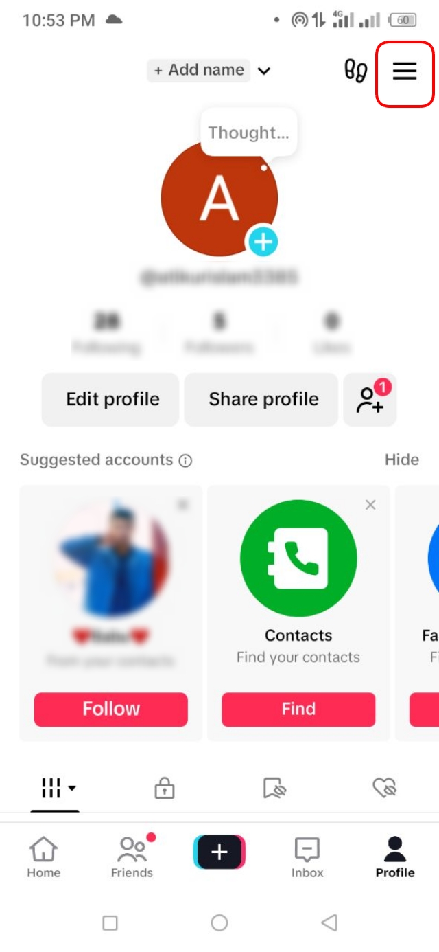 মেন্যু অপশন