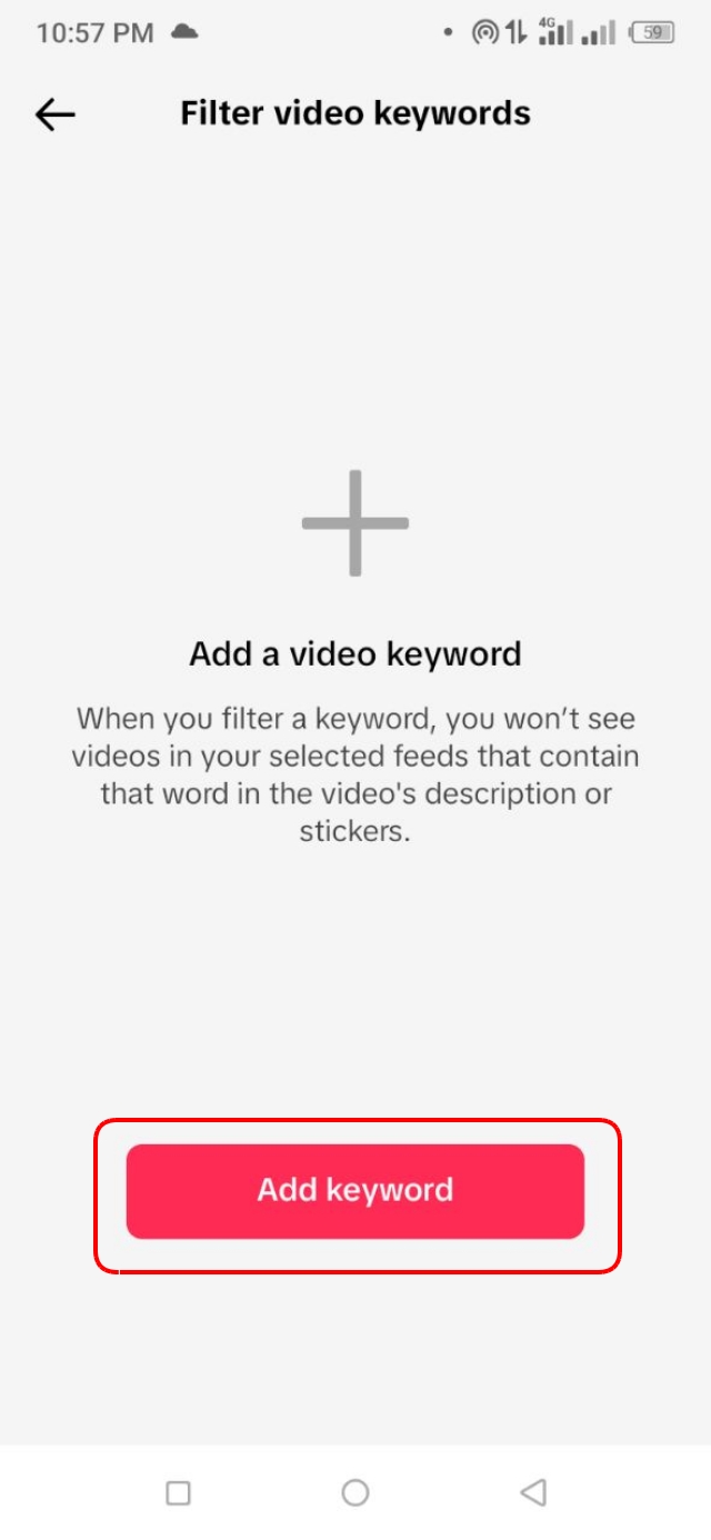 Add keyword অপশন