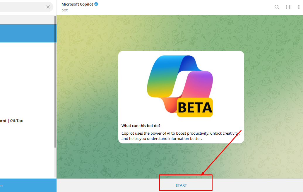 Start বোতামে ট্যাপ
