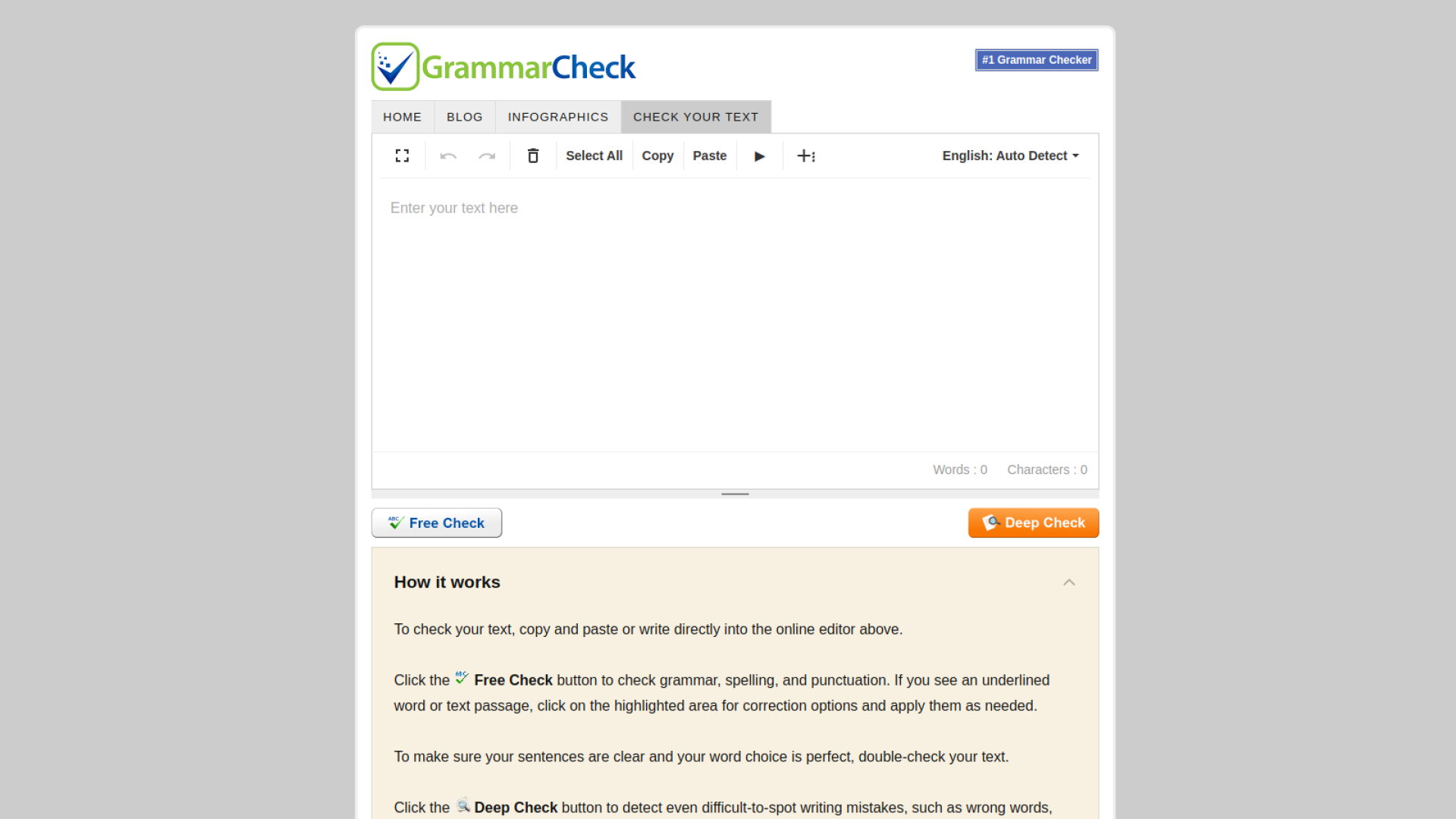 জনপ্রিয় ইংরেজি গ্রামার ও স্পেল চেকার GrammarCheck 