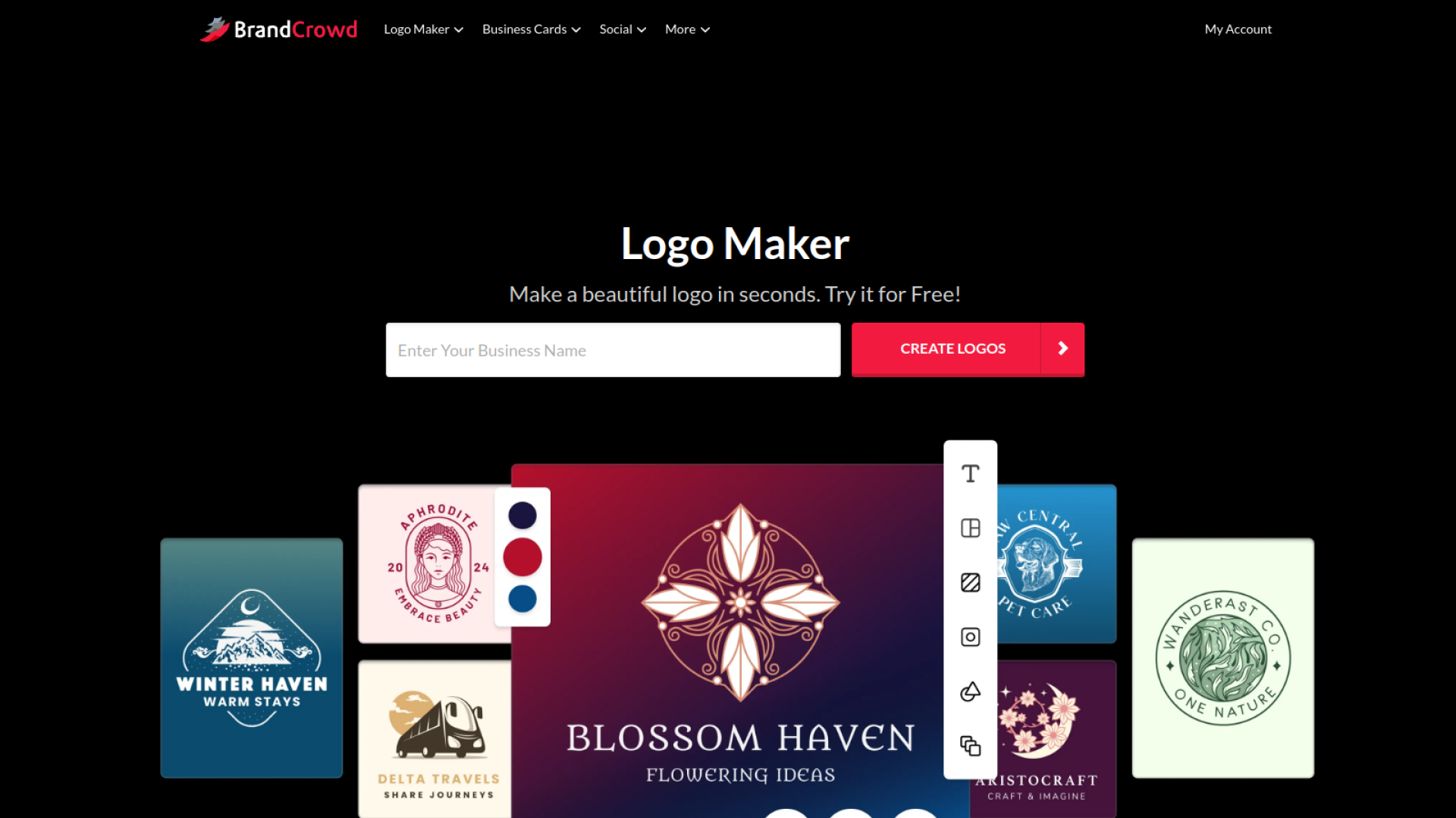 জনপ্রিয় লোগো ডিজাইন টুল BrandCrowd 