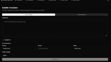 এআই দিয়ে সাবটাইটেল ট্রান্সলেট করুন