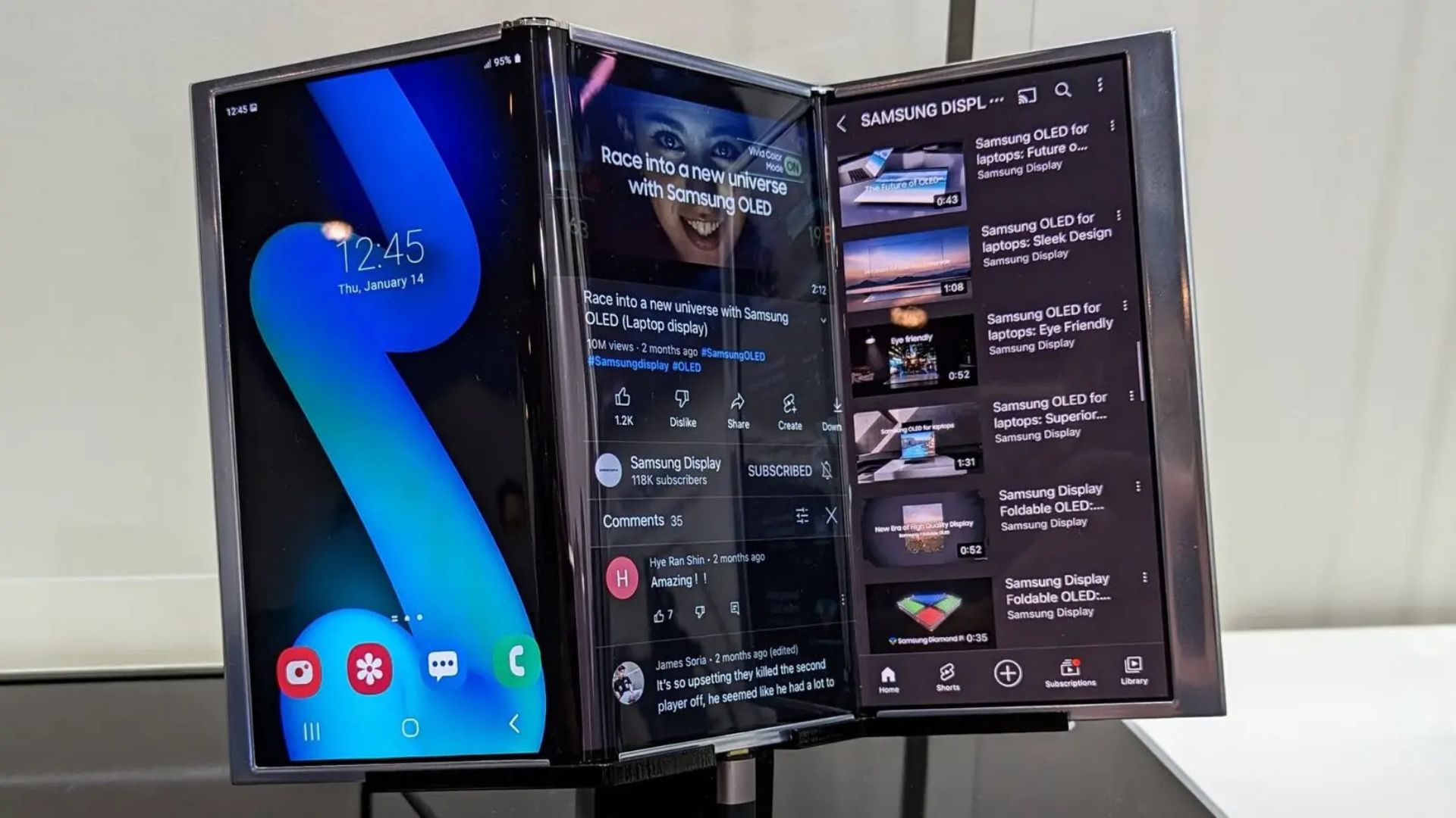 Samsung আনছে Tri-Fold স্মার্টফোন - Samsung Galaxy G Fold