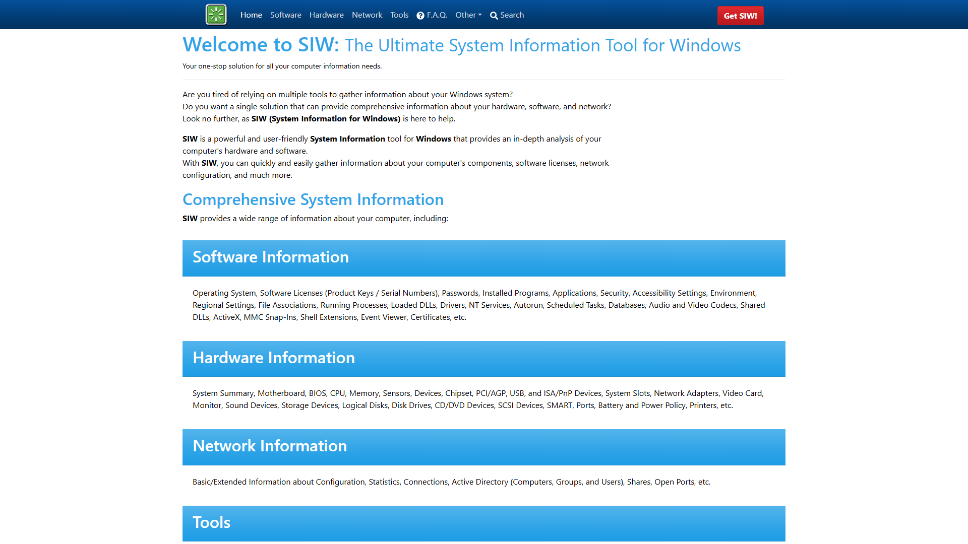 SIW - আপনার Windows পিসির গোপন রহস্য উন্মোচন করুন! ভেতরের খবর এখন আপনার মুঠোর ভেতর!