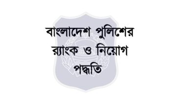 বাংলাদেশ পুলিশের র‍্যাংক ও নিয়োগ পদ্ধতি – বিস্তারিত গাইড