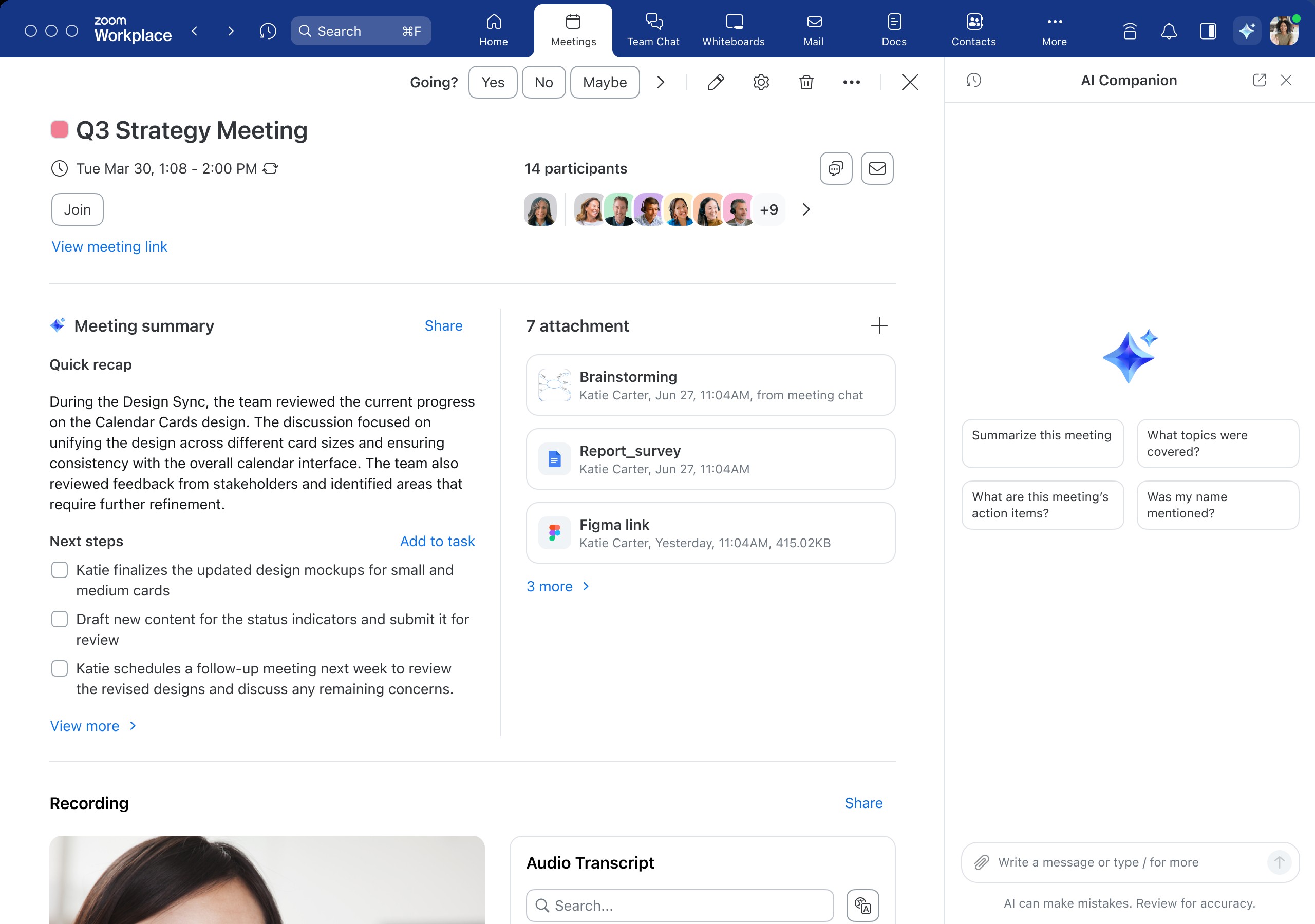 Zoom এ যুক্ত হলো Agentic AI ফোকাসড AI Companion 2.0 সহ ৪৫টিরও বেশি নতুন Innovation! যা আপনার কাজের অভিজ্ঞতাকে নিয়ে যাবে এক নতুন উচ্চতায়!