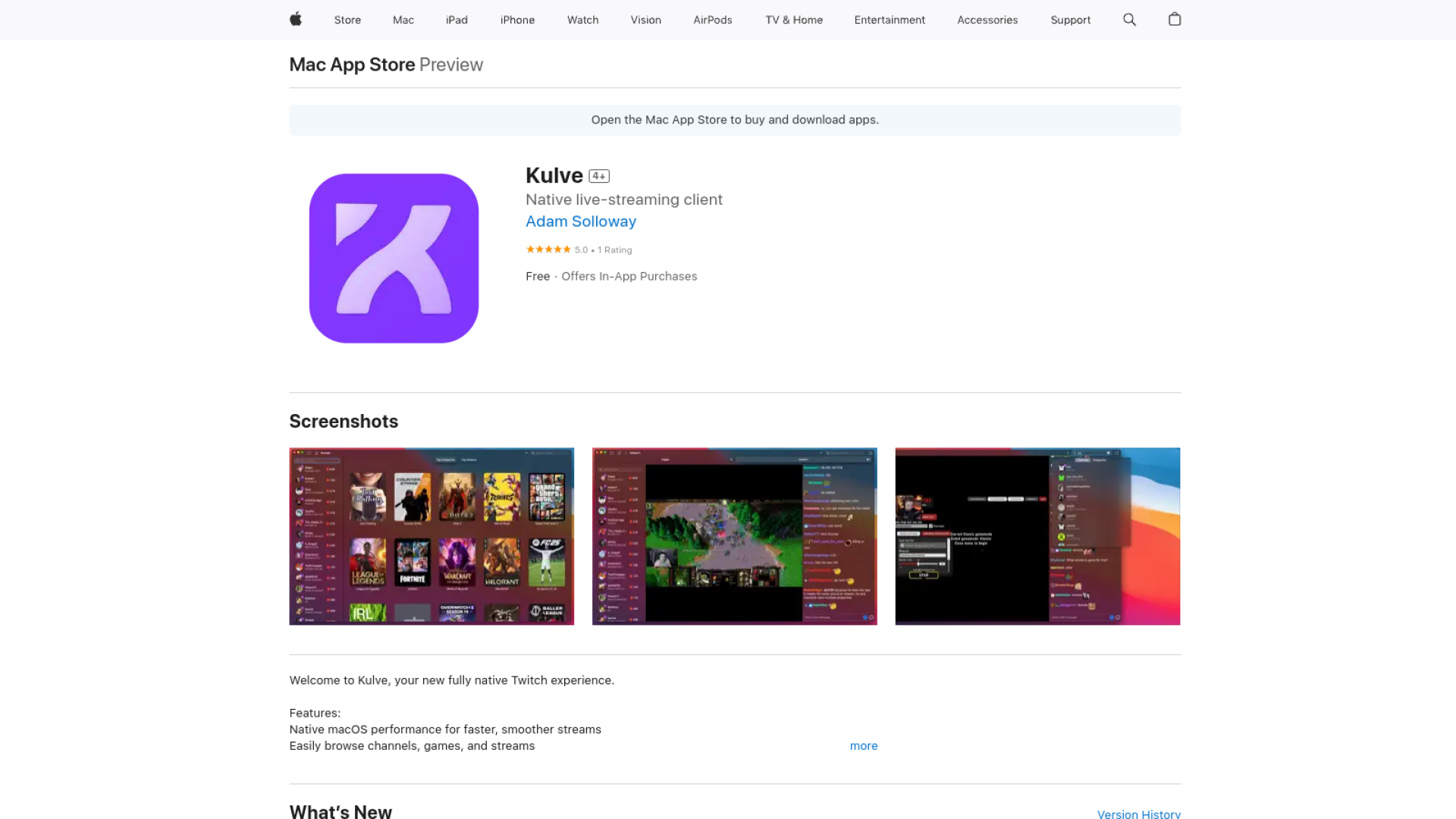 Kulve - macOS এর জন্য মারদাঙ্গা Twitch ক্লায়েন্ট! ল্যাগকে বিদায় জানিয়ে স্ট্রিমিং হোক মাখনের মতো স্মুথ!