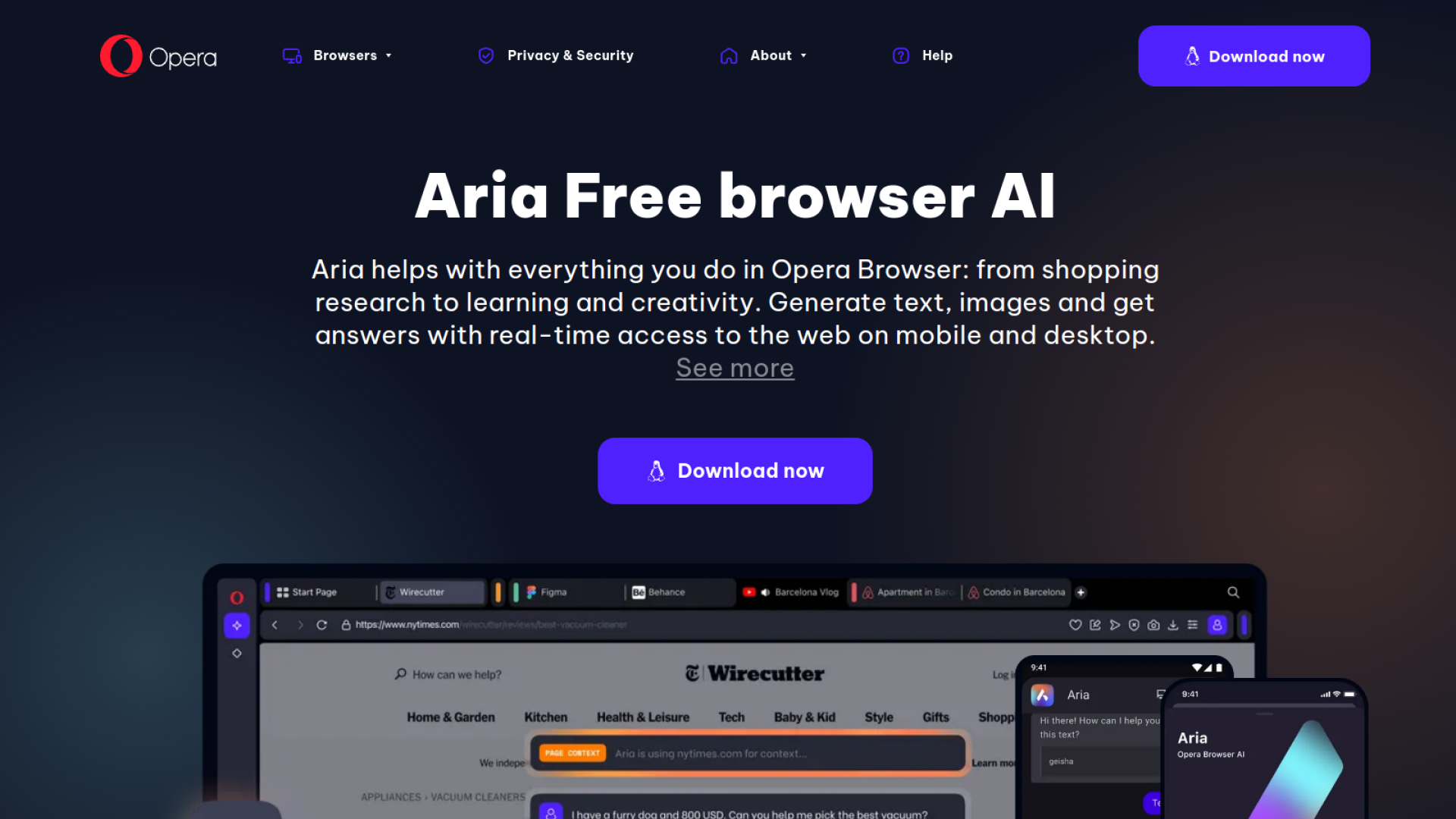 AI Assistant Aria - Opera Mini-র যুগান্তকারী পদক্ষেপ! আপনার পুরনো Android Phone-এও এবার Artificial Intelligence-এর ছোঁয়া!