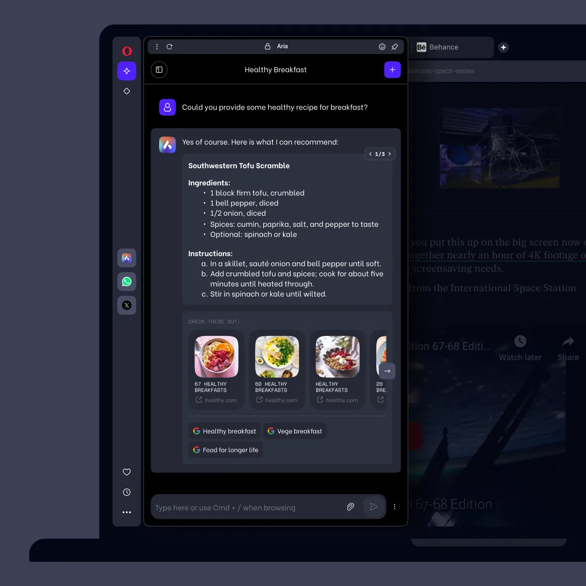 AI Assistant Aria - Opera Mini-র যুগান্তকারী পদক্ষেপ! আপনার পুরনো Android Phone-এও এবার Artificial Intelligence-এর ছোঁয়া!