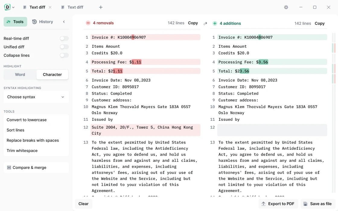 Diffchecker - ফাইল কম্পারিজনকে করুন পানির মতো সহজ!