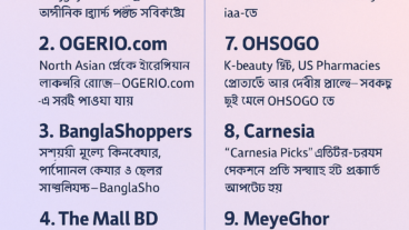 বাংলাদেশের শীর্ষ ১০ টি অনলাইন কসমেটিক শপের নাম ও সংক্ষিপ্ত পরিচিতি
