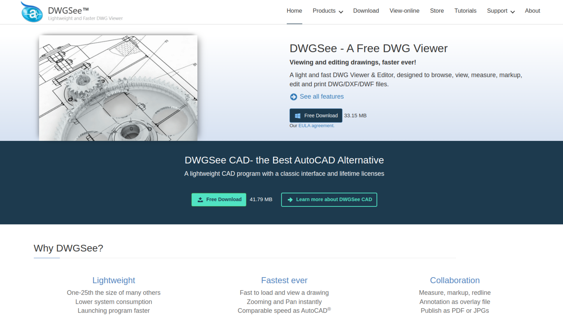 DWGSee - AutoCAD DWG/DXF/DWF ফাইল দেখুন, মেজার করুন, প্রিন্ট করুন রকেট গতিতে সুপারহিরো-র মত!