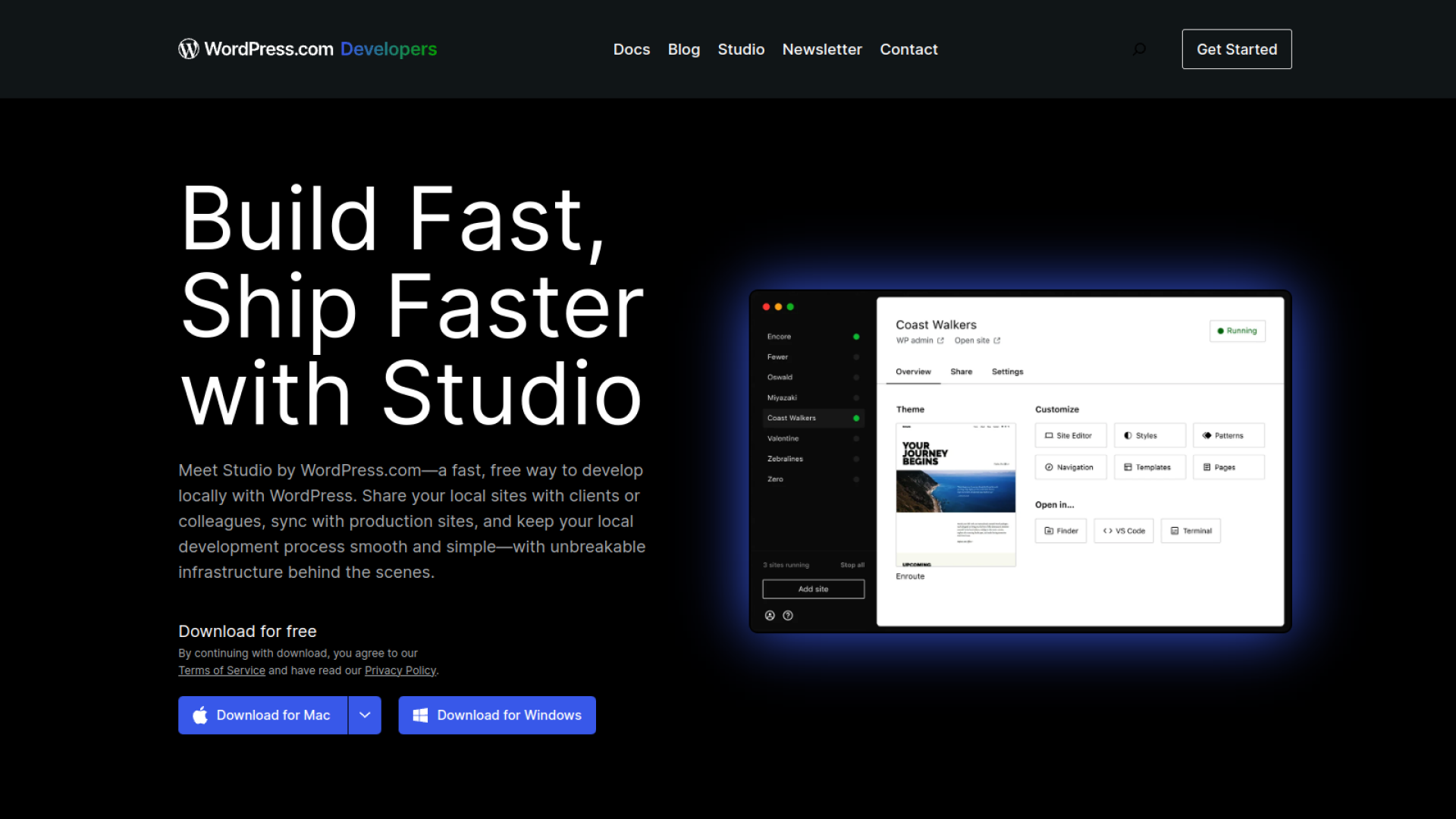 ডাউনলোড করুন WordPress Studio  - Local Development এখন প্রো-লেভেলে! Custom Domains, HTTPS, এবং আরও অনেক কিছু!