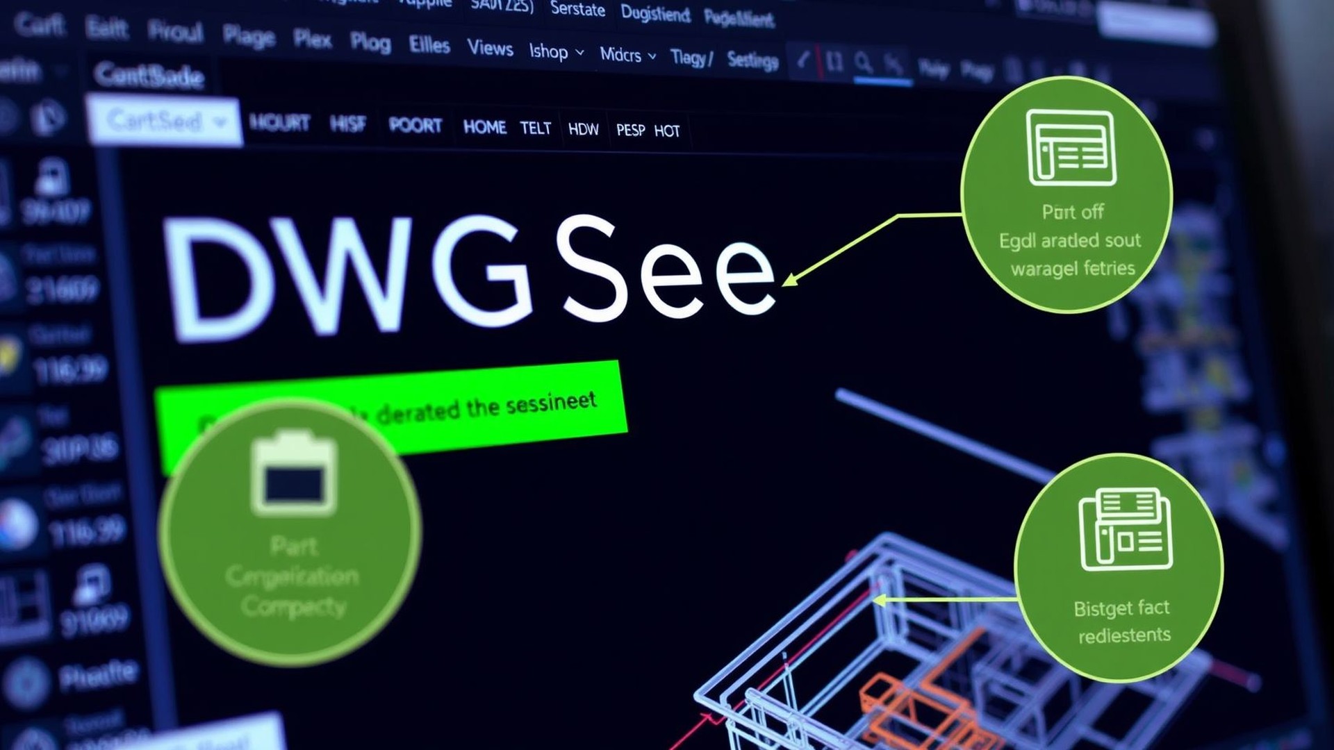 DWGSee - AutoCAD DWG/DXF/DWF ফাইল দেখুন, মেজার করুন, প্রিন্ট করুন রকেট গতিতে সুপারহিরো-র মত!