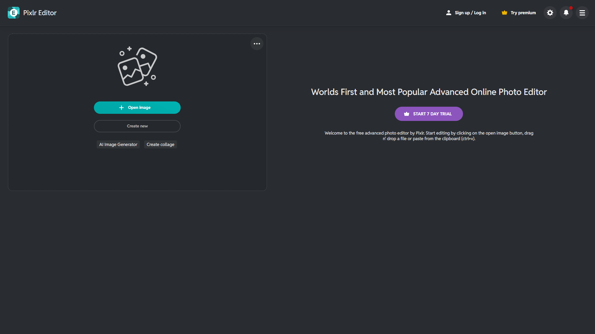 Pixlr - ফ্রি ওয়েব বেইজড এডিটিং-এর এক নতুন যুগ! ফটোশপের ফ্রি বিকল্প! সফটওয়্যার ছাড়াই প্রফেশনাল ইমেজ এডিটিং!
