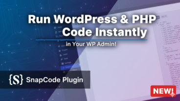SnapCode – ওয়ার্ডপ্রেস ডেভেলপারদের জন্য একটি চমৎকার টুল!