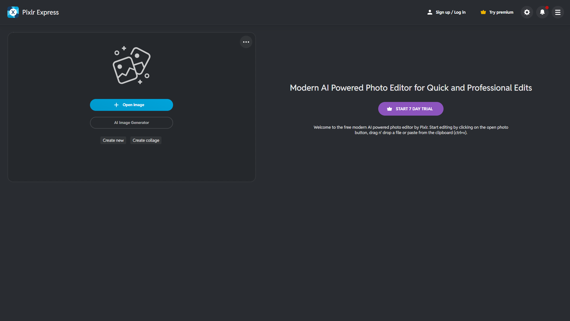 Pixlr - ফ্রি ওয়েব বেইজড এডিটিং-এর এক নতুন যুগ! ফটোশপের ফ্রি বিকল্প! সফটওয়্যার ছাড়াই প্রফেশনাল ইমেজ এডিটিং!
