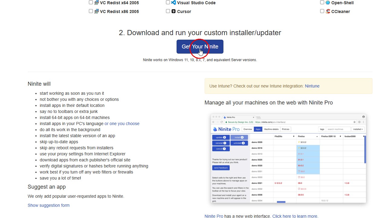 Ninite - আপনার Windows PC-এর জন্য Essential Programs এক ক্লিকেই! – Computer Setup-এর ঝামেলা দূর করুন