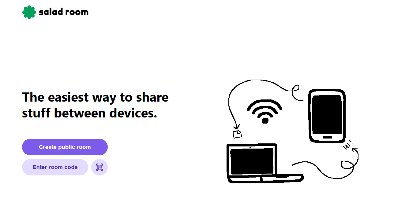 Salad Room-এর Website