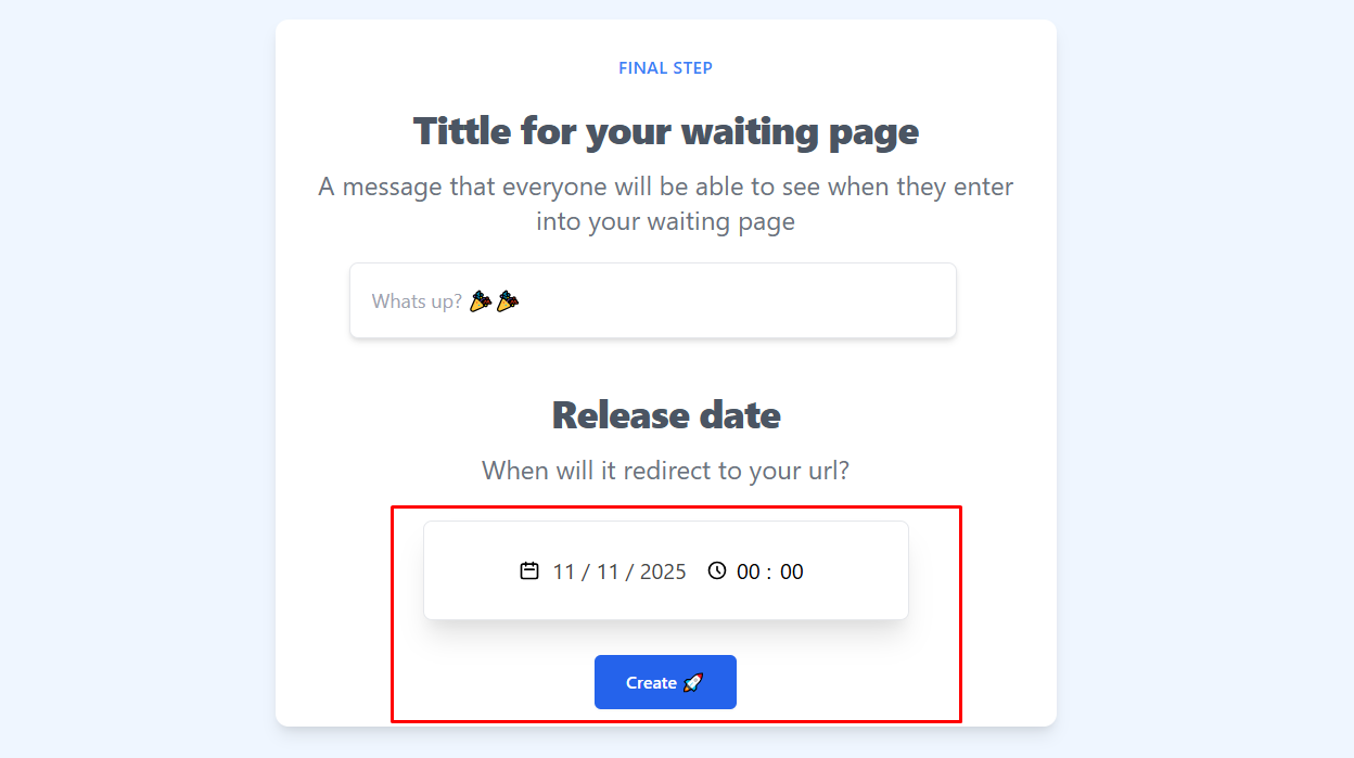 Date এবং Time Select করা