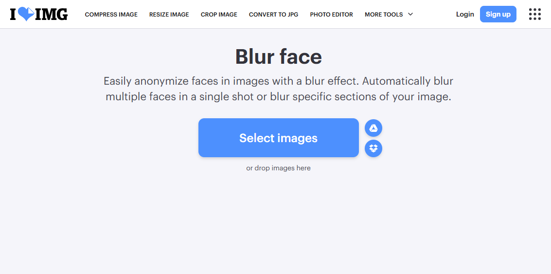 iLoveIMG ওয়েবসাইট