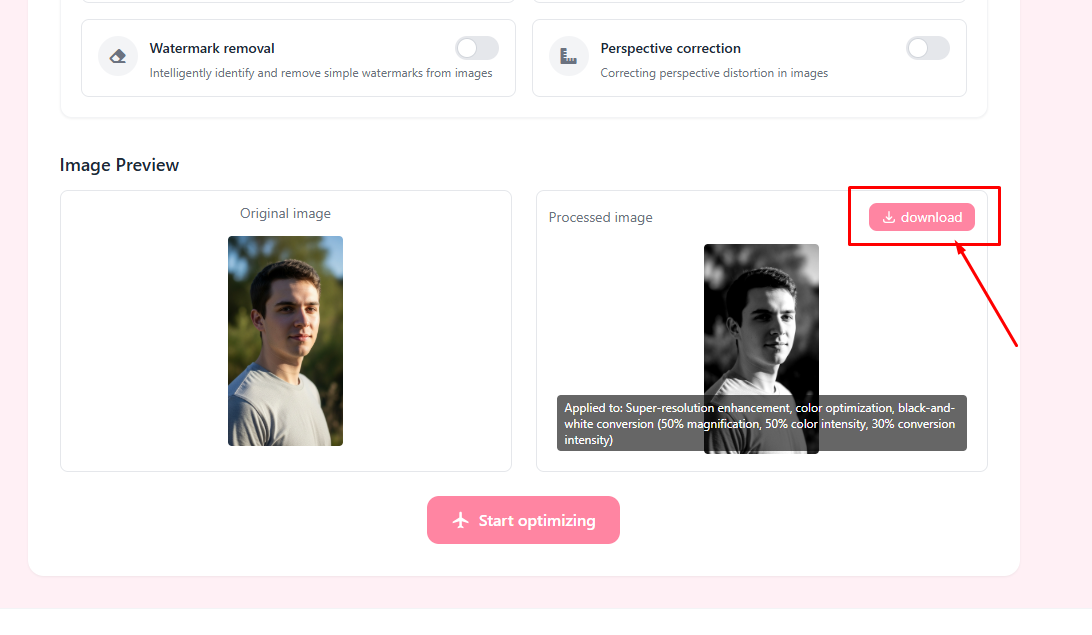 Edit করা Picture Download করা