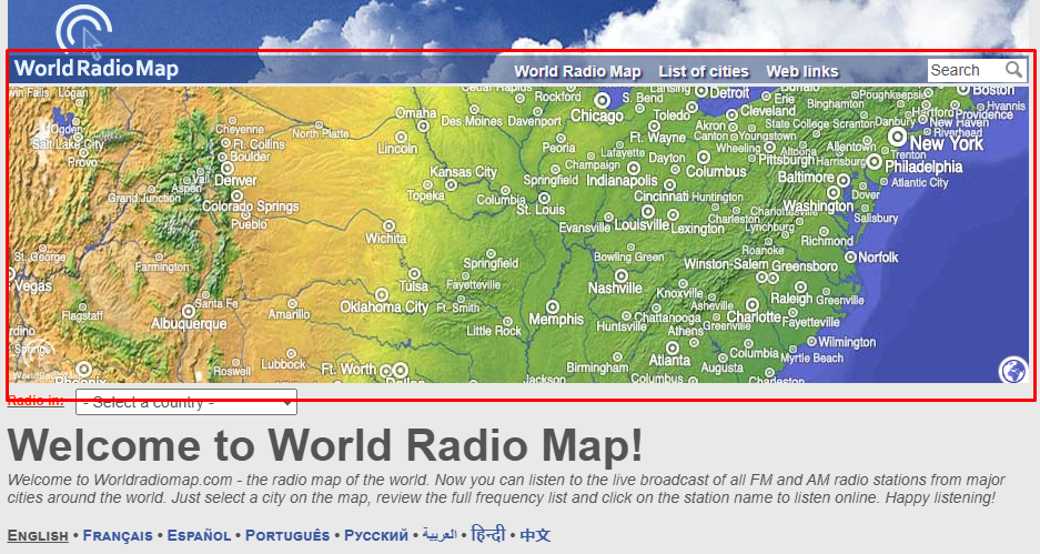 Interactive World Map