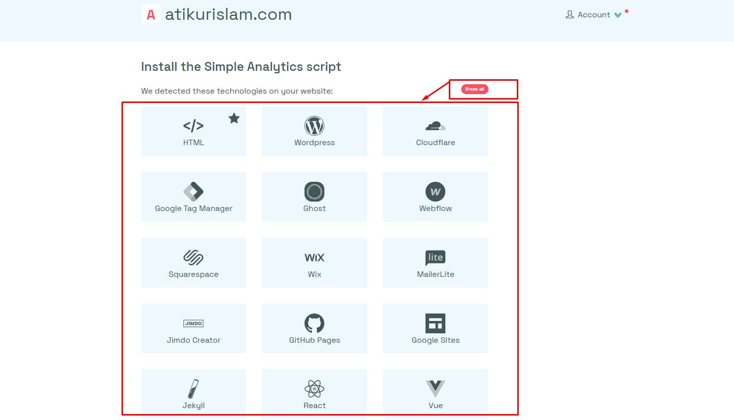 Platform অনুযায়ী Code