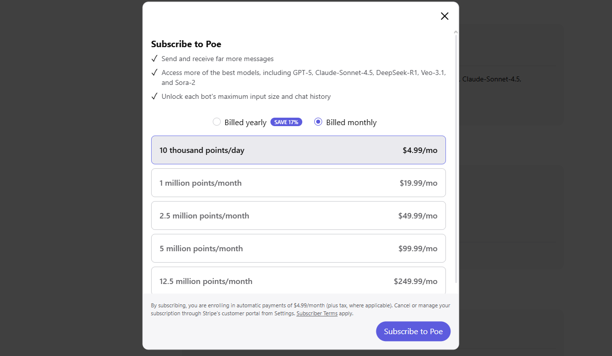 Plan Select করুন