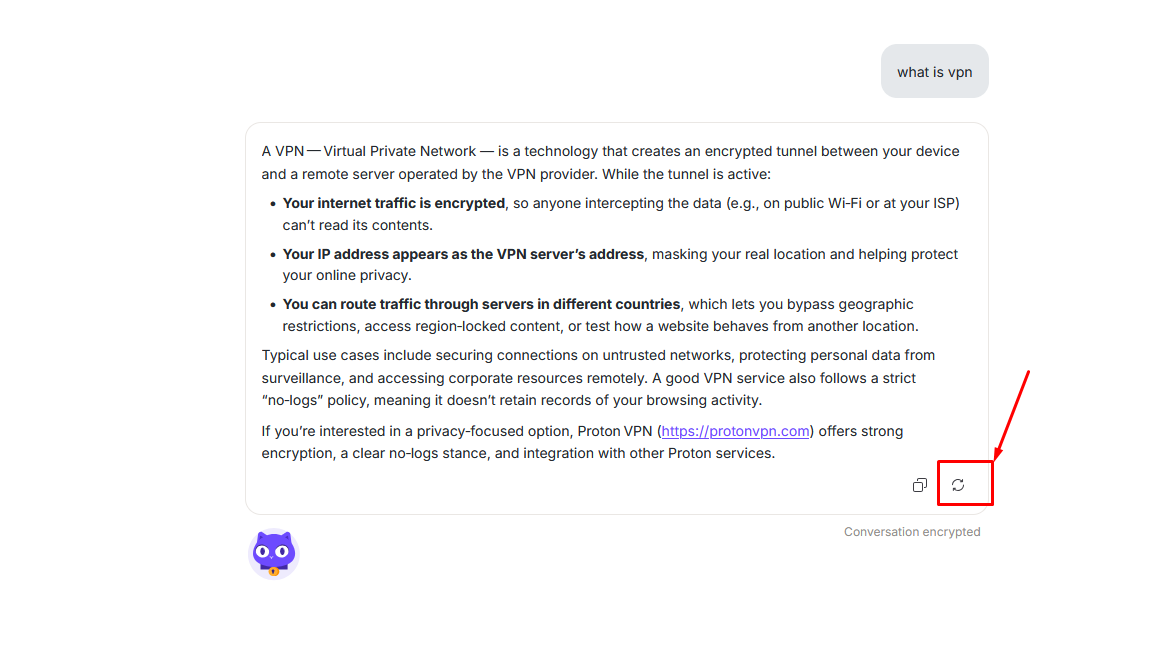Response Generate করে নতুন Response