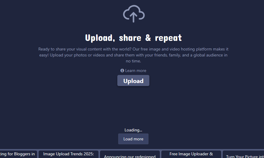 YourImageShare ওয়েবসাইটে প্রবেশ