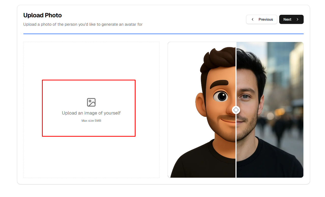 Original Picture) আপলোড করার অপশন