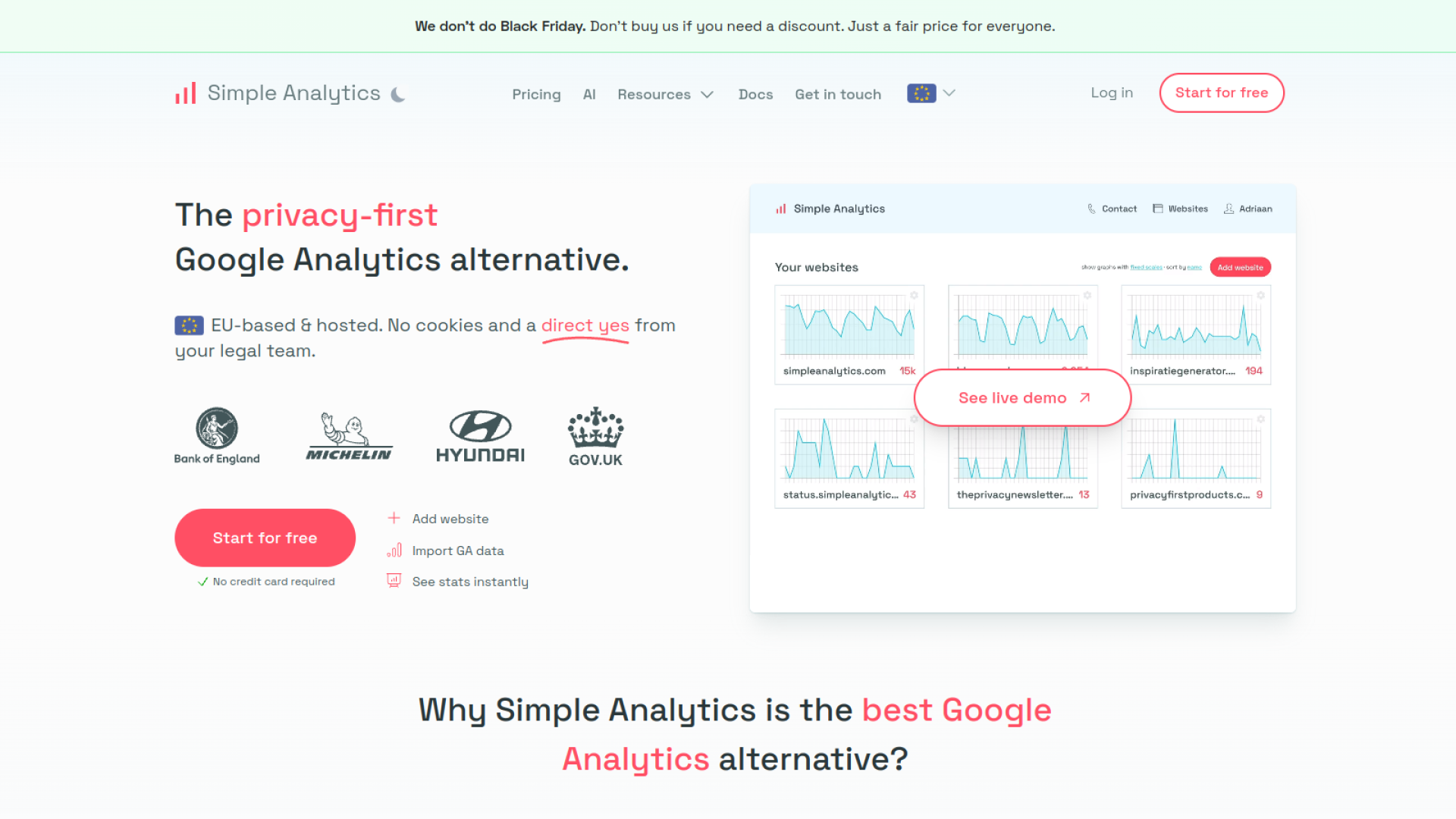 Simple Analytics কী? কেন এটি আপনার জন্য শ্রেষ্ঠ পছন্দ?