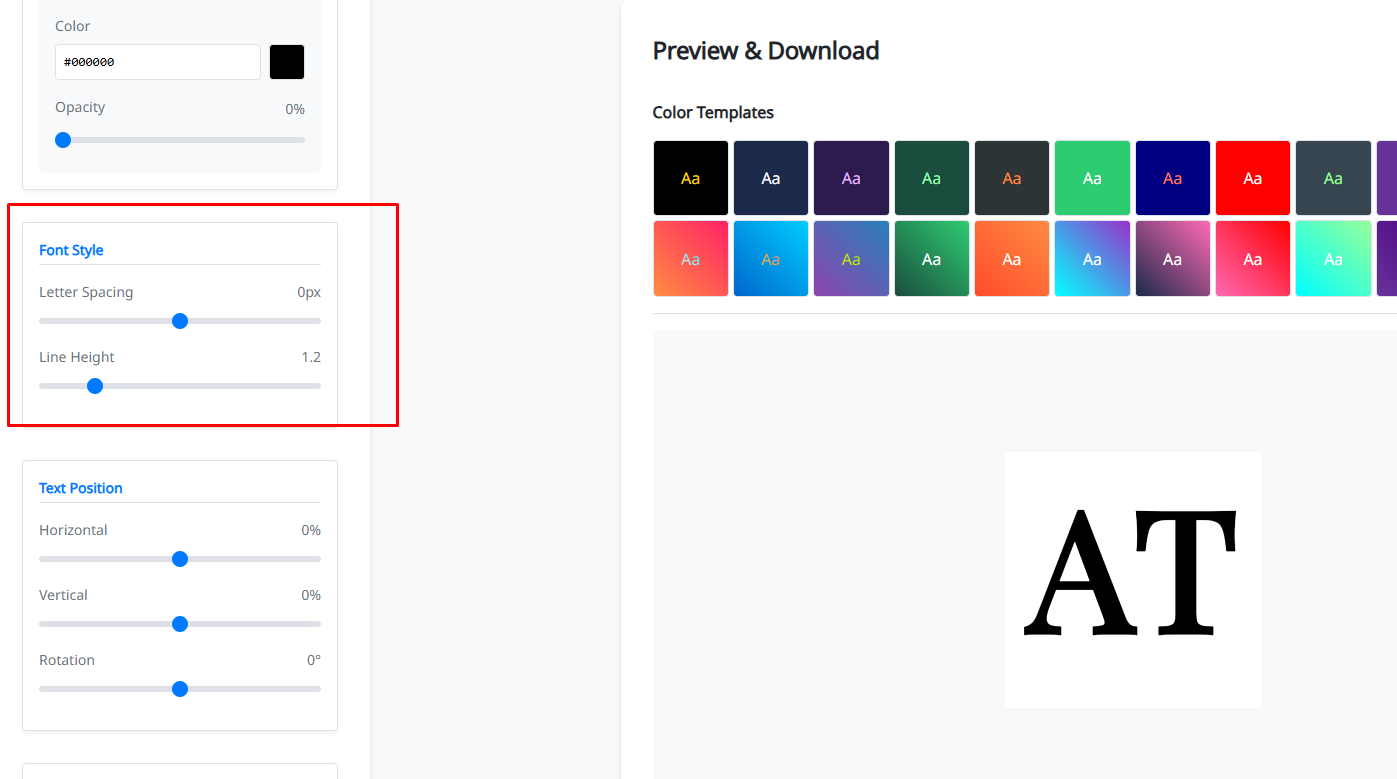 Font এবং Style ঠিক