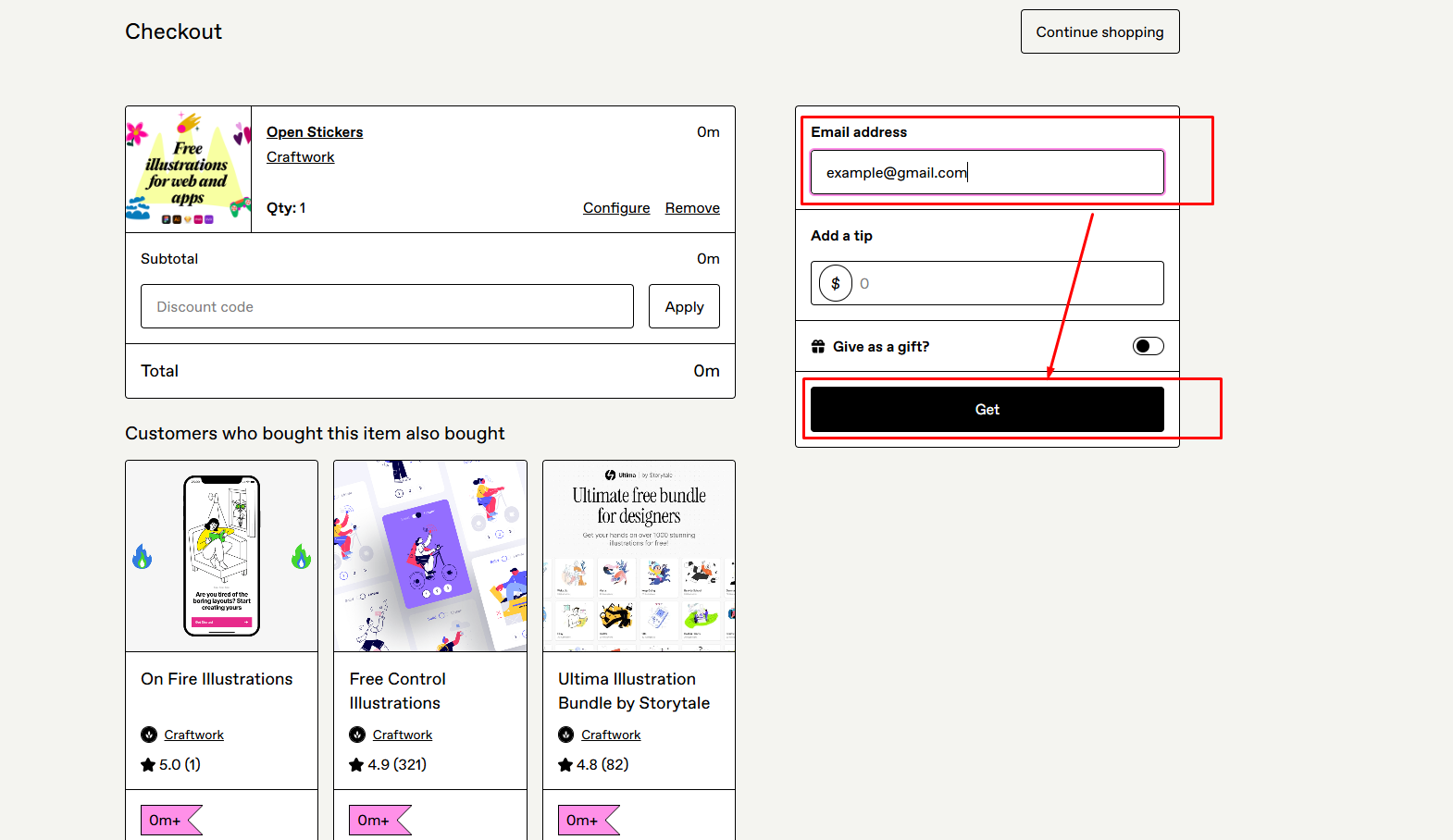 Email Address প্রদান