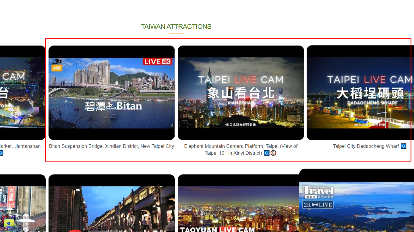 GuideMe24 Website এর Real-time Image গুলো সরাসরি