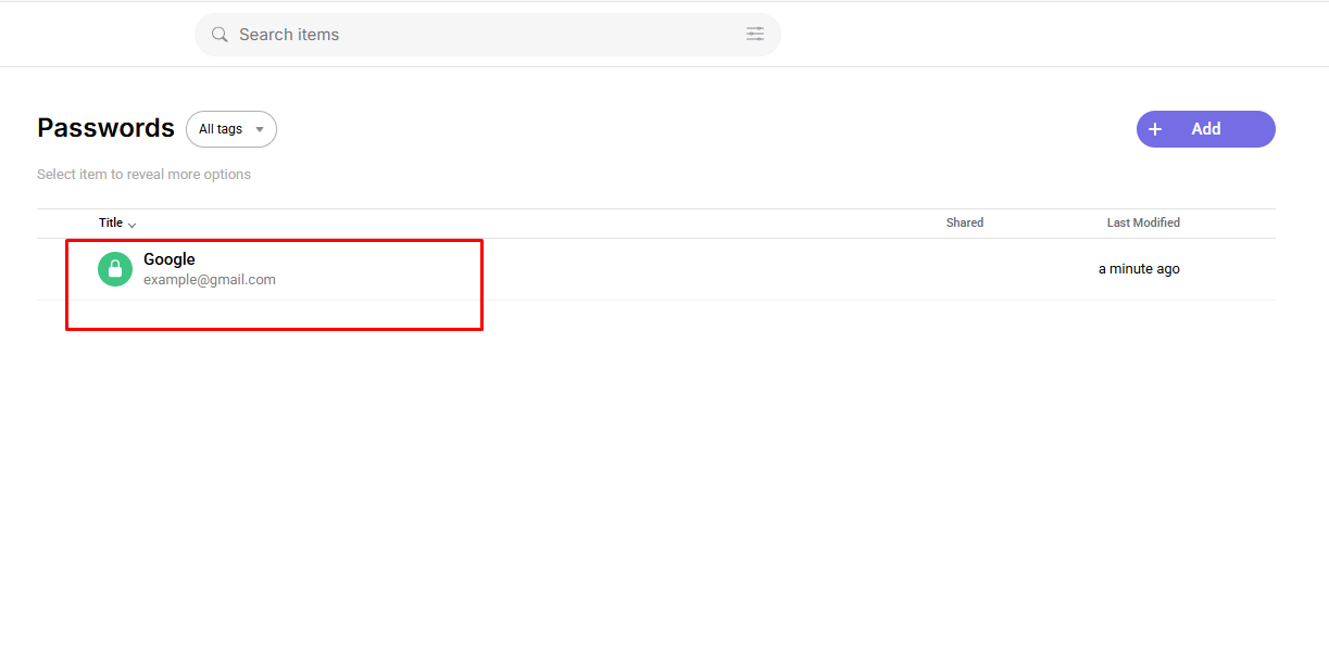 Password দেখুন ও Manage