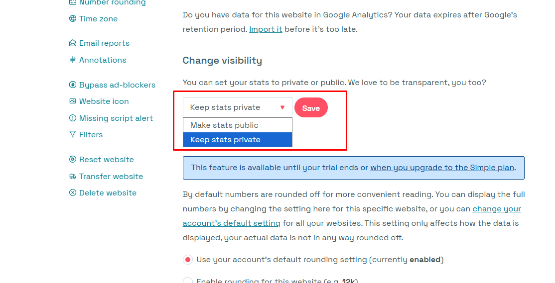 Statistics Data Public