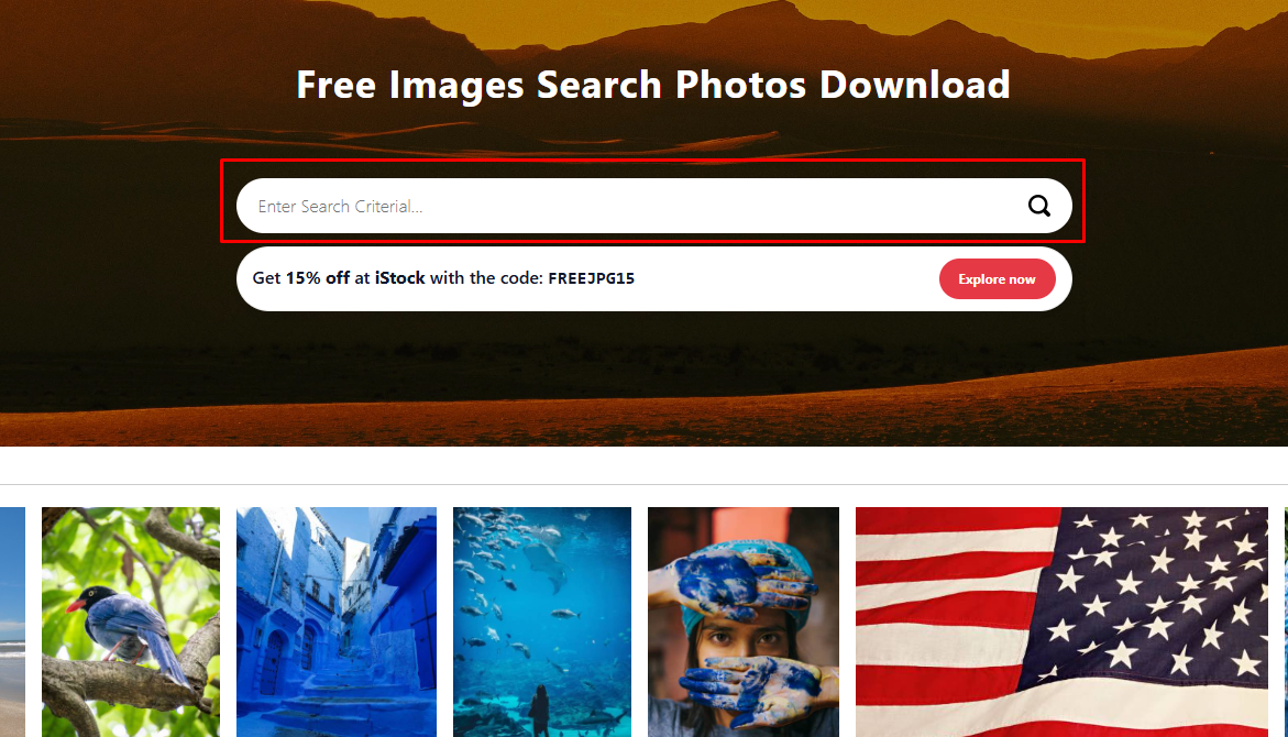 Keyword লিখে Search