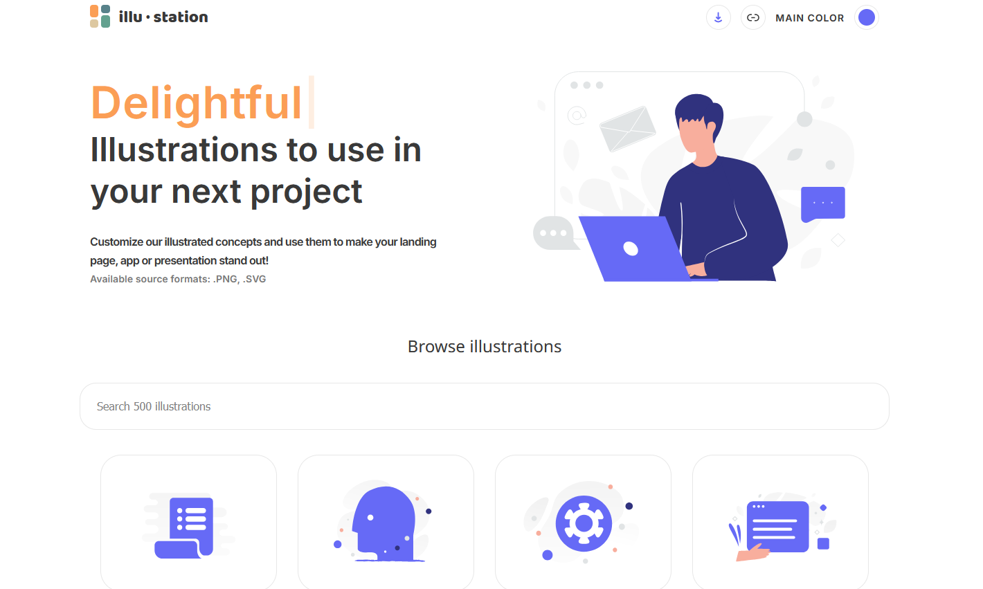 Themeisle Free Illustration Website