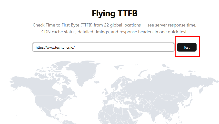 Test Button-এ ক্লিক